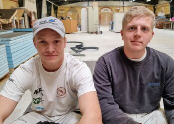 Kristian og Patrick. Foto: EUC Nord.