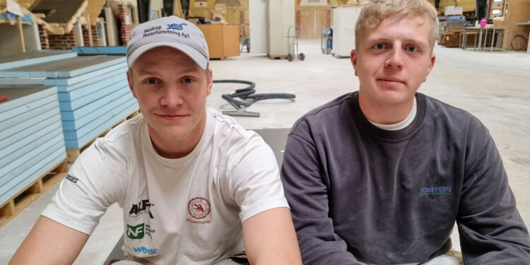 Kristian og Patrick. Foto: EUC Nord.