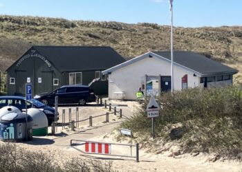 Kyshusene skulle placeres ved siden af Tversted Bjærgelaug. Foto: Arkiv.