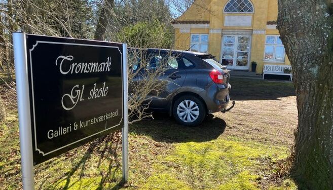 Du finder Galleri Tronsmark på adressen Hirtshalsvej 11 ved Bindslev. Foto: Palle W. Nielsen