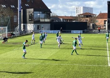 De hvide og de grønne mødes denne gang i Næstved. Arkivfoto: Palle W. Nielsen