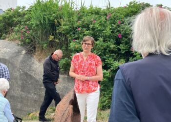 Museumsdirektør Anne Dorthe Holm fra VHM  bød velkommen og takke alt for flot arbejde. Foto: Palle W. Nielsen