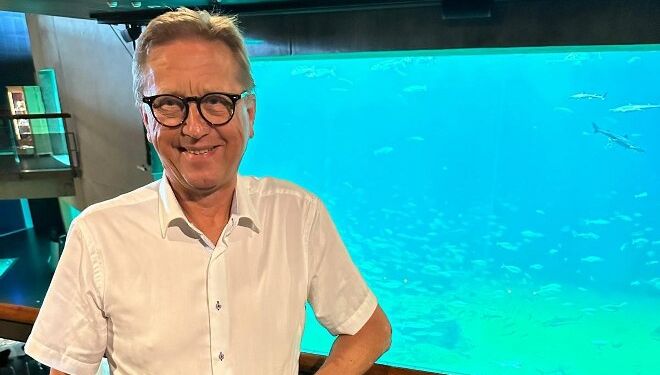 MEP Asger Christensen fra Venstre ses her under et besøg på Nordsøen Oceanarium. Foto: Arkiv.
