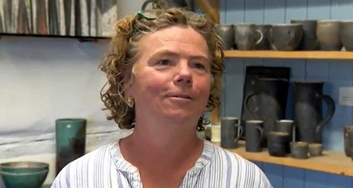 Keramiker og gallerist Dorte Visby fra Lønstrup. Foto: Arkiv.