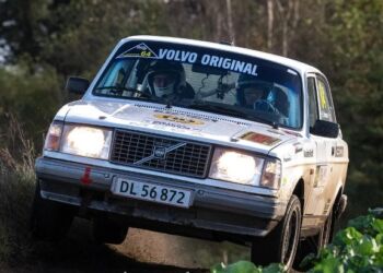 Rallybilen fra Rally Stoholm 2022. Foto: Niels Peder Terbager.