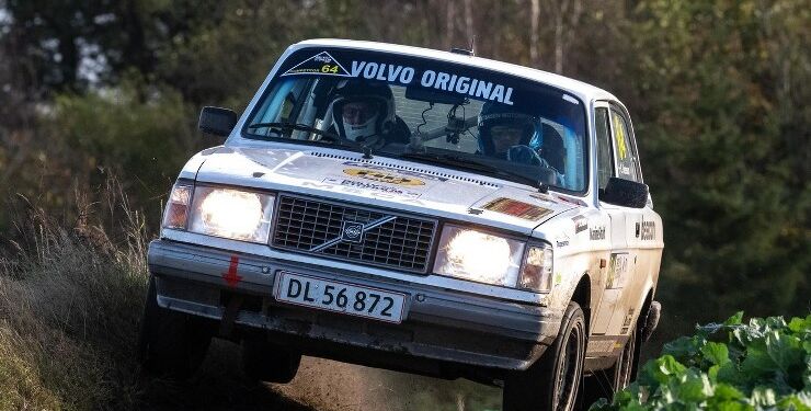 Rallybilen fra Rally Stoholm 2022. Foto: Niels Peder Terbager.