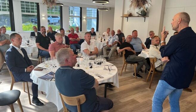 Henrik Qvortrup i Masters Club.