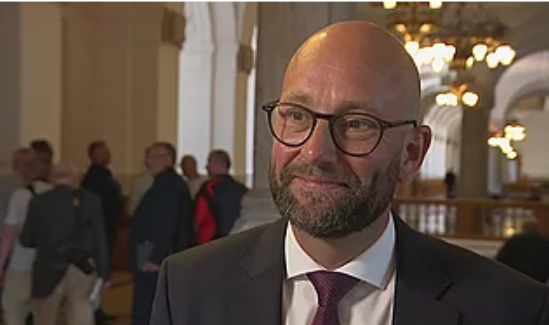 Rasmus Prehn (S). Foto: TV2 Nord.