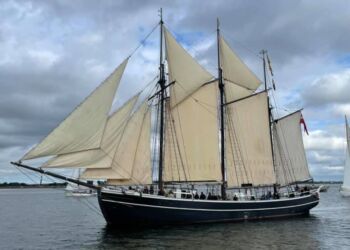 Lions Club Hirtshals sender i år to unge fra Hirtshals Skole, på et togt med skoleskibet Marilyn Anne. Foto: Arkiv.