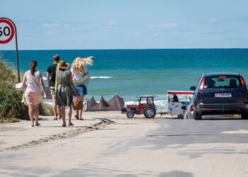 Tornby Strand er et af de mange pragtfulde steder, hvor sommervarmen kan nydes i det nordvestlige Vendsyssel. Foto: V∙Kysten.