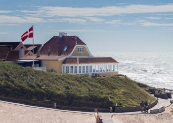 Villa Vest har - også - en fantastisk placering. Foto: Villa Vest.