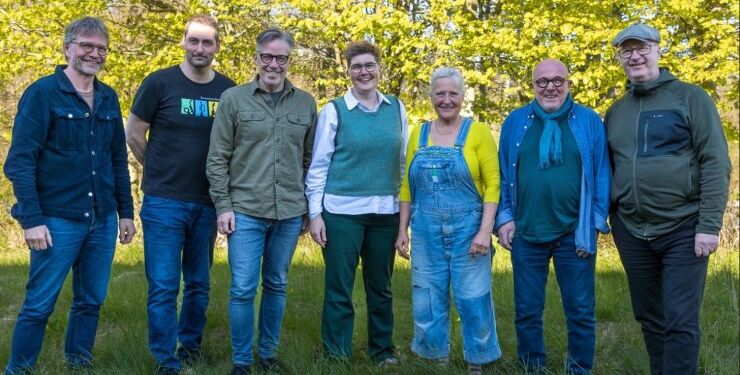 Tversted Jazzy Days 2023 er; Søren N, Johnny, Søren BW, Louise, Ida, Øystein, Niels Ole. Privatfoto