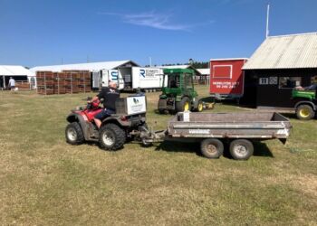Dyrskuepladsen er snart klar til stort ryk-ind. Foto: Palle W. Nielsen