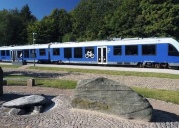 Tog i Tolne. Foto: Arkiv.