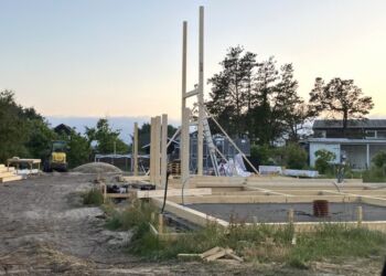 Der er fuld fart på Tversted Hus nummer ét. Foto: Palle W. Nielsen