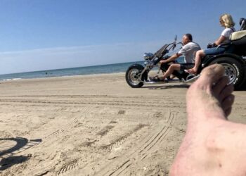 Trafik på Strandvejen ved Tversted. Foto: Palle W. Nielsen