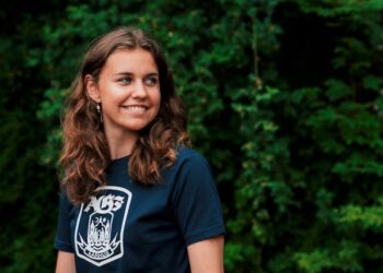 Unge Marie Gade er flyttet fra Hjørring og Fortuna hjem til Aarhus. Foto: AGF.