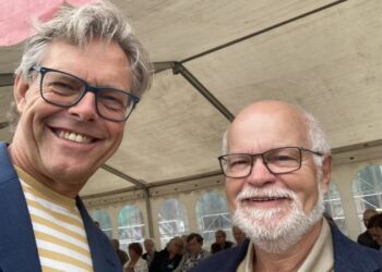 Erik Høgh-Sørensen (Vendelbo-Listen) og Frode Larsen (DF) er medlemmer af byrådet i Hjørring Kommune. Foto: Arkiv.