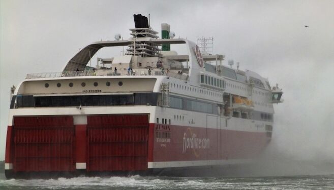 Stavangerfjord ved Hirtshals Havn. Foto (arkiv): Preben Andersen.