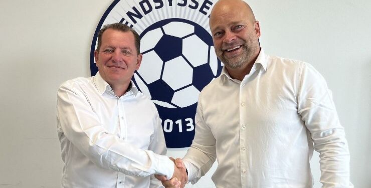 Claus Bak og Lars Glinvad. Foto: Vendsyssel FF.