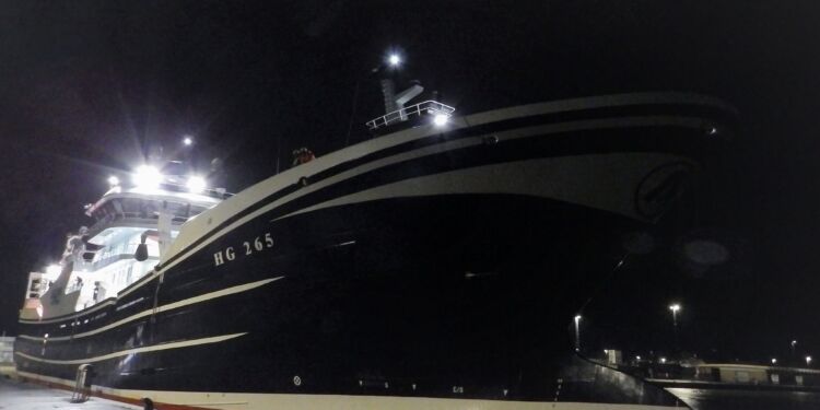 HG 265 Asbjørn i Hirtshals Havn. Foto: Preben Andersen.