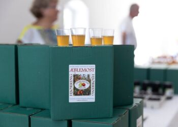 Lykkesholm Holm Æbler er også med i Lønstrup. Privatfoto