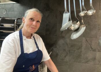 Køkkenleder Annette havde tidligere Café Rod i Hjørring, hvor hun også havde stort fokus på bæredygtighed. 
Foto: Palle W. Nielsen