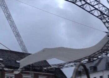 Sct. Knuds Himmel er ødelagt. Privatfoto