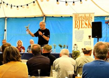 Årets udvalg af krydderurter bliver kompetent præsenteret af Jakob Kofoed fra Vendsyssel Historiske Museum. Foto (arkiv): Niels Skipper.