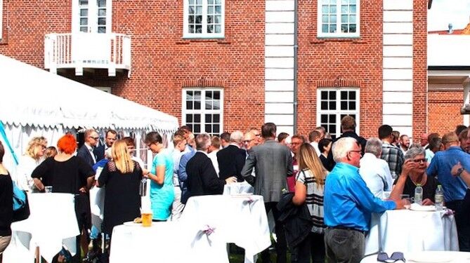 Det foregår traditionen tro på plænen bag Amtmandsboligen på Amtmandstoften 1 i Hjørring. Arkivfoto: Erhverv Hjørring.