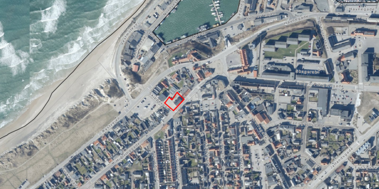 Projektets placering i Hirtshals.