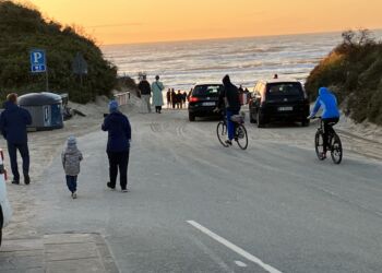 Der er atter adgang også for biler til stranden i Tversted. Foto: Palle W. Nielsen