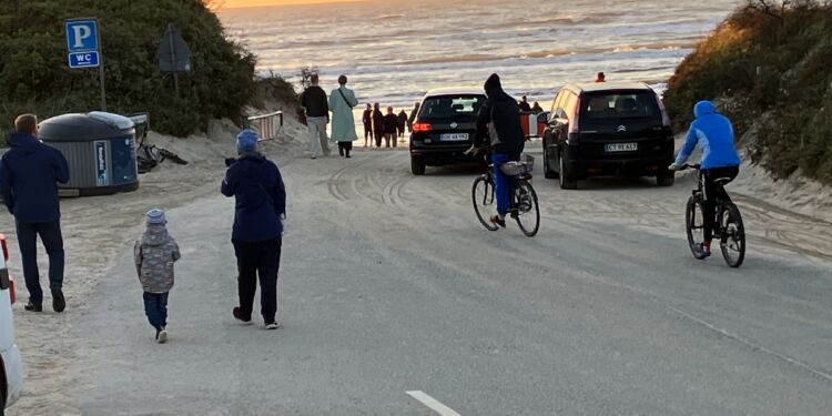 Der er atter adgang også for biler til stranden i Tversted. Foto: Palle W. Nielsen