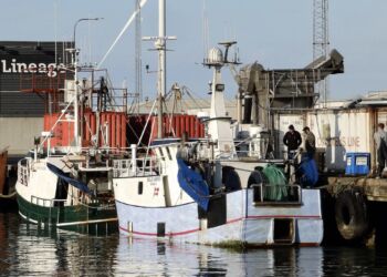 S 123 Silje-Sofie lander i Hirtshals. Foto (arkiv): Preben Andersen.