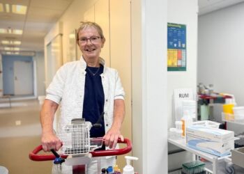 Annelise Flauenskjold kan fejre et halvt århundrede på Regionshospital Nordjylland.