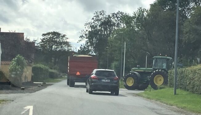 Det er høsttid, så vis hensyn i trafikken. Foto: Palle W. Nielsen