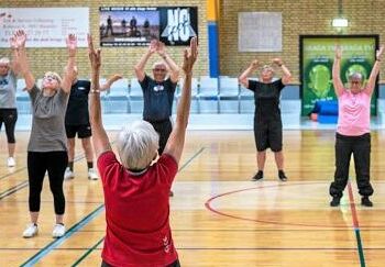 Der er seniormotion i Sindal Hallerne hver onsdag. Arkivfoto.