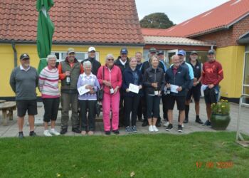 Vinderne ved Abstrakt Turnering. Foto: Hirtshals Golfklub.