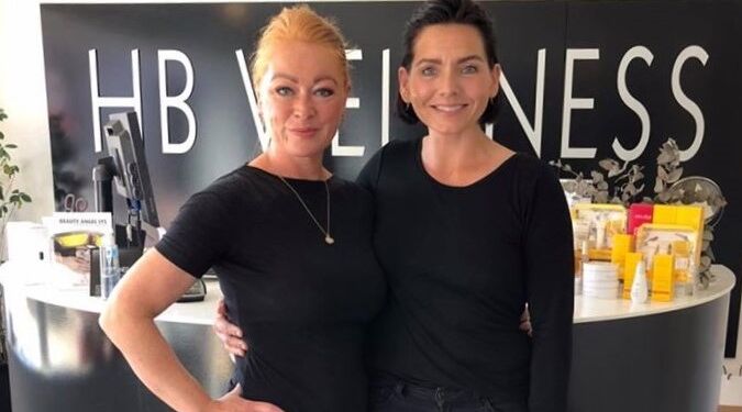 Birna Helga Kristinsdóttir (tv) ses her sammen med Annika Dam Münster, der tidligere har været ansat i HB Wellness. Foto: Arkiv.