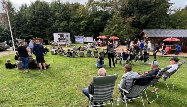 Råhygge og præmieuddeling søndag ved Uggerby Å Cup 2023. Foto: Niels Skipper.