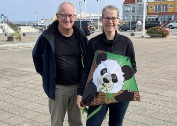 Handelschef Per Martensen og Malene Jakobsen, Bog & Ide. Foto: Niels Chr. Jakobsen.
