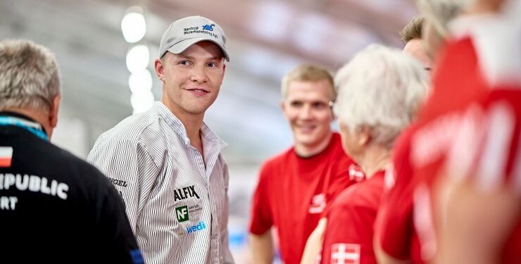 Kristian Bak Hansen ved Euro Skills 2023. Foto: Alfix.