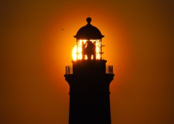 Flot lys ved Hirtshals Fyr. Foto (arkiv): Arturs Pirazkov.