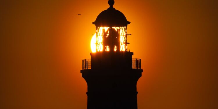 Flot lys ved Hirtshals Fyr. Foto (arkiv): Arturs Pirazkov.