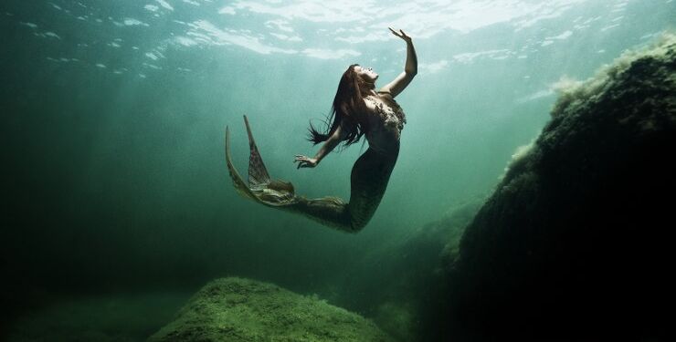 Havfruen er blevet symbol for første udgave af Hirtshals  Operafestival. Foto:  Lars Nedergaard/Galleri Vand.