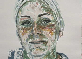 Billedet er af en kvinde, som kunstneren ikke kender.
Foto: Søren Valdemar Byrial.