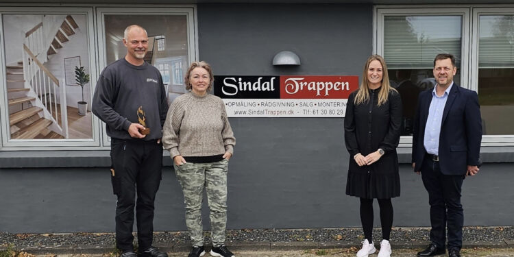Brian og Anita Jensen sammen med Marie Abrahamsen og Jens Orlemann.