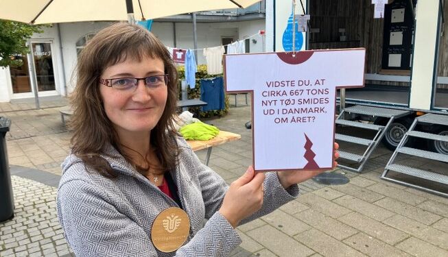 Lenka fortæller om tekstilaffald torsdag klokken 14-17 ved Metropol. Foto: Palle W. Nielsen