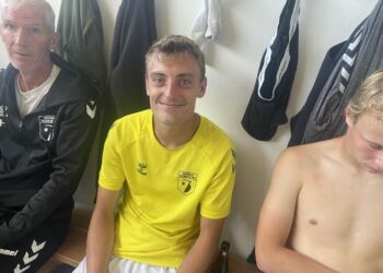 Kampens spiller Mikkel Berendt. Foto: Niels Chr. Jakobsen.