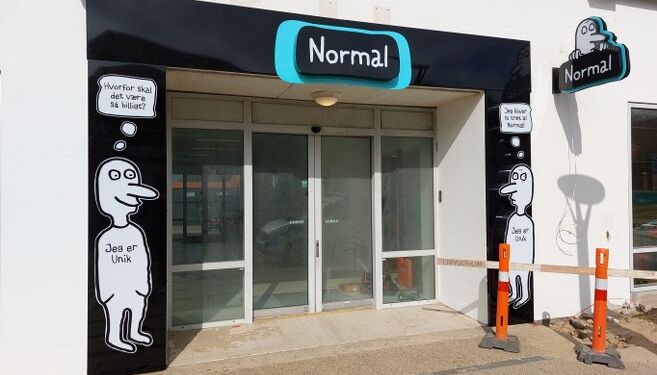 Normal åbner snart på Jørgen Fibigersgade i Hirtshals. Foto: Jørn Nielsen.